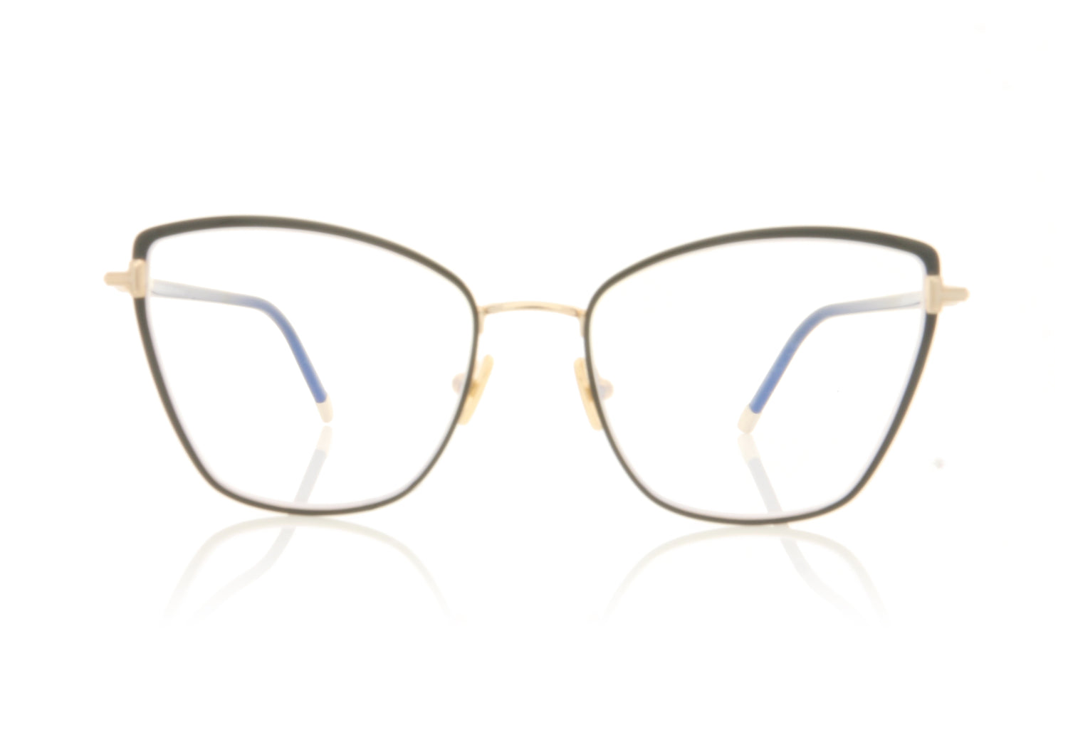 Tom Ford FT5740-B/V TF5740 1 Black Glasses - Front
