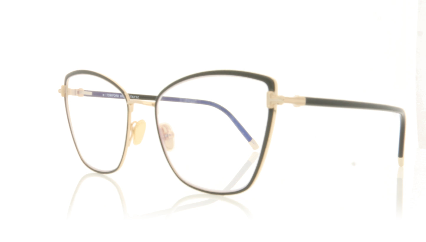 Tom Ford FT5740-B/V TF5740 1 Black Glasses - Angle
