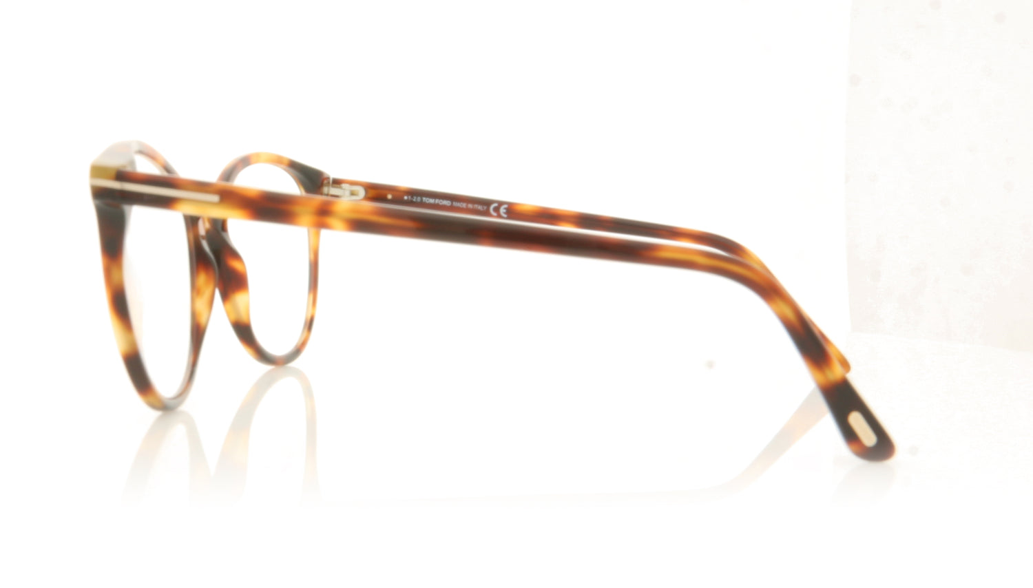 Tom Ford FT5742-B/V TF5742 53 Havana Glasses - Side