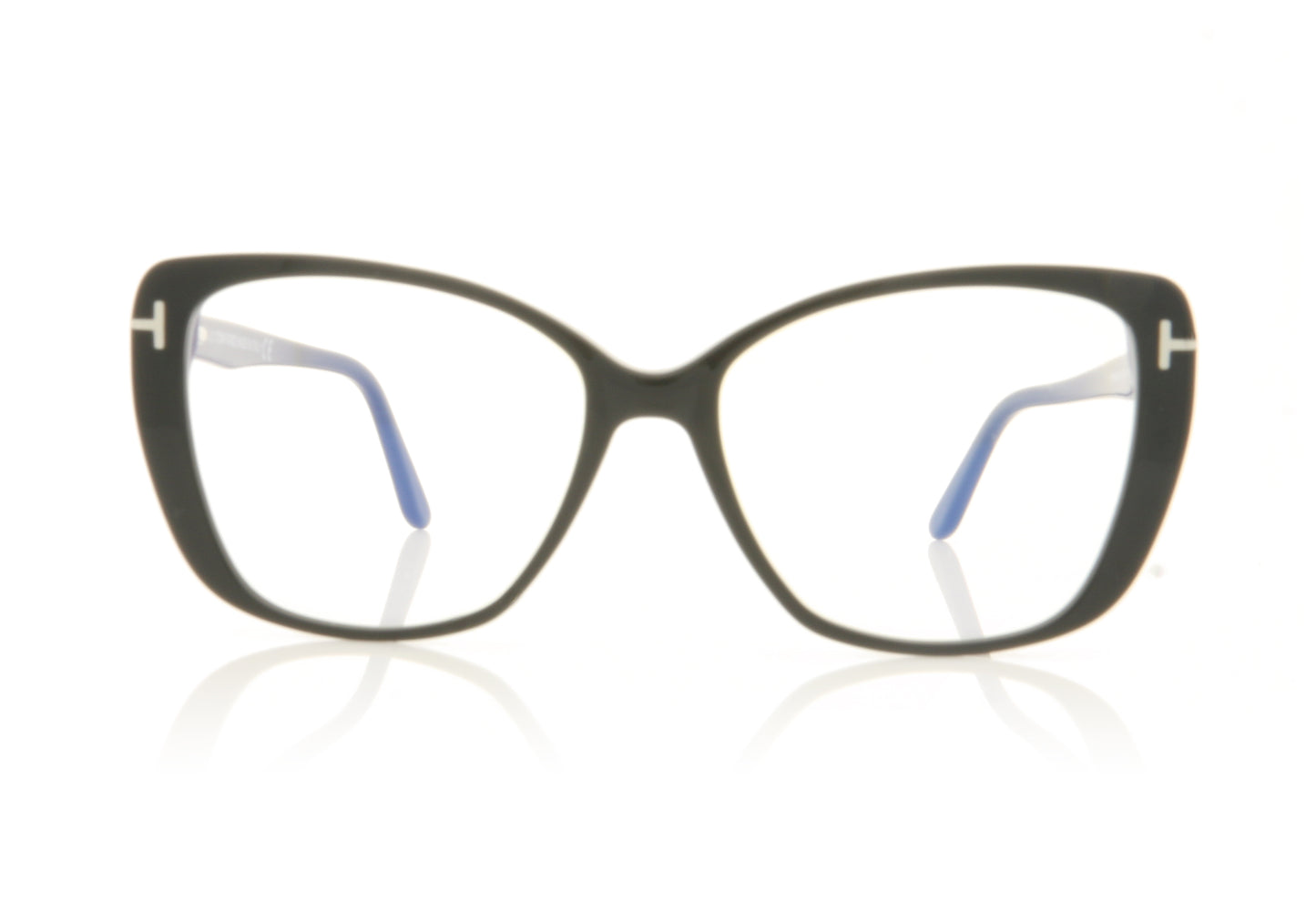 Tom Ford FT5744-B/V TF5744 1 Black Glasses - Front