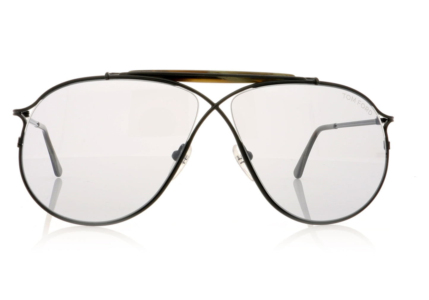 Tom Ford Tom N.6 01C Black Sunglasses - Front