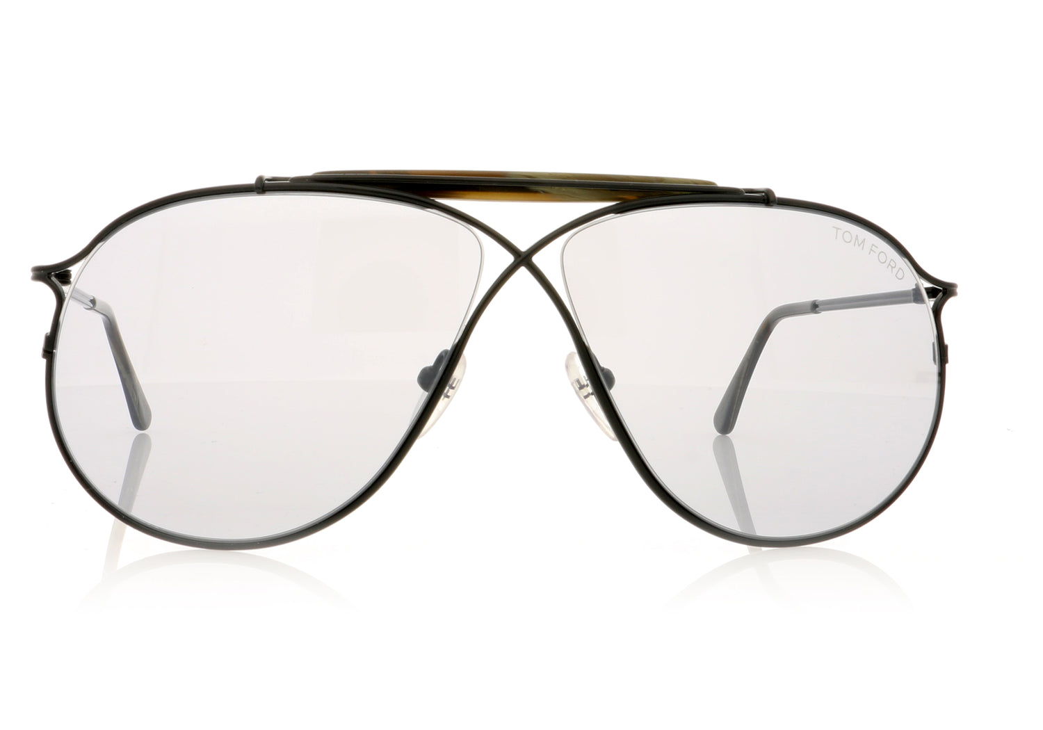 Tom Ford Tom N.6 01C Black Sunglasses - Front