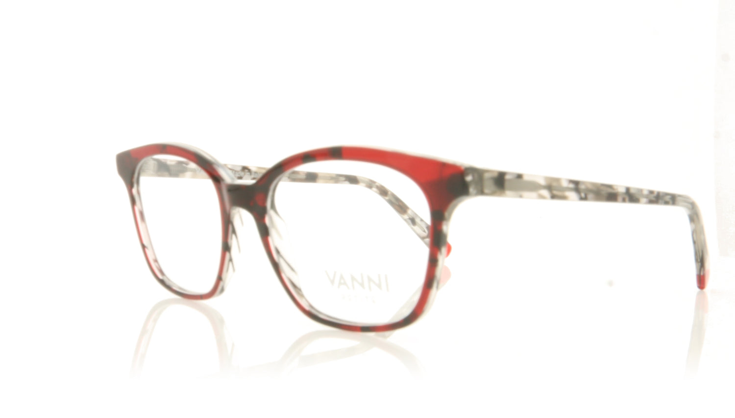 Vanni M116 A91 Red Glasses - Angle