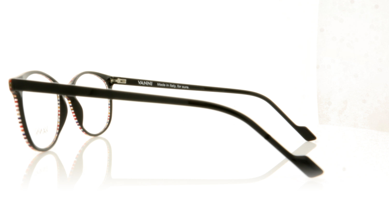 Vanni V1302 A171 Harlequin Glasses - Side
