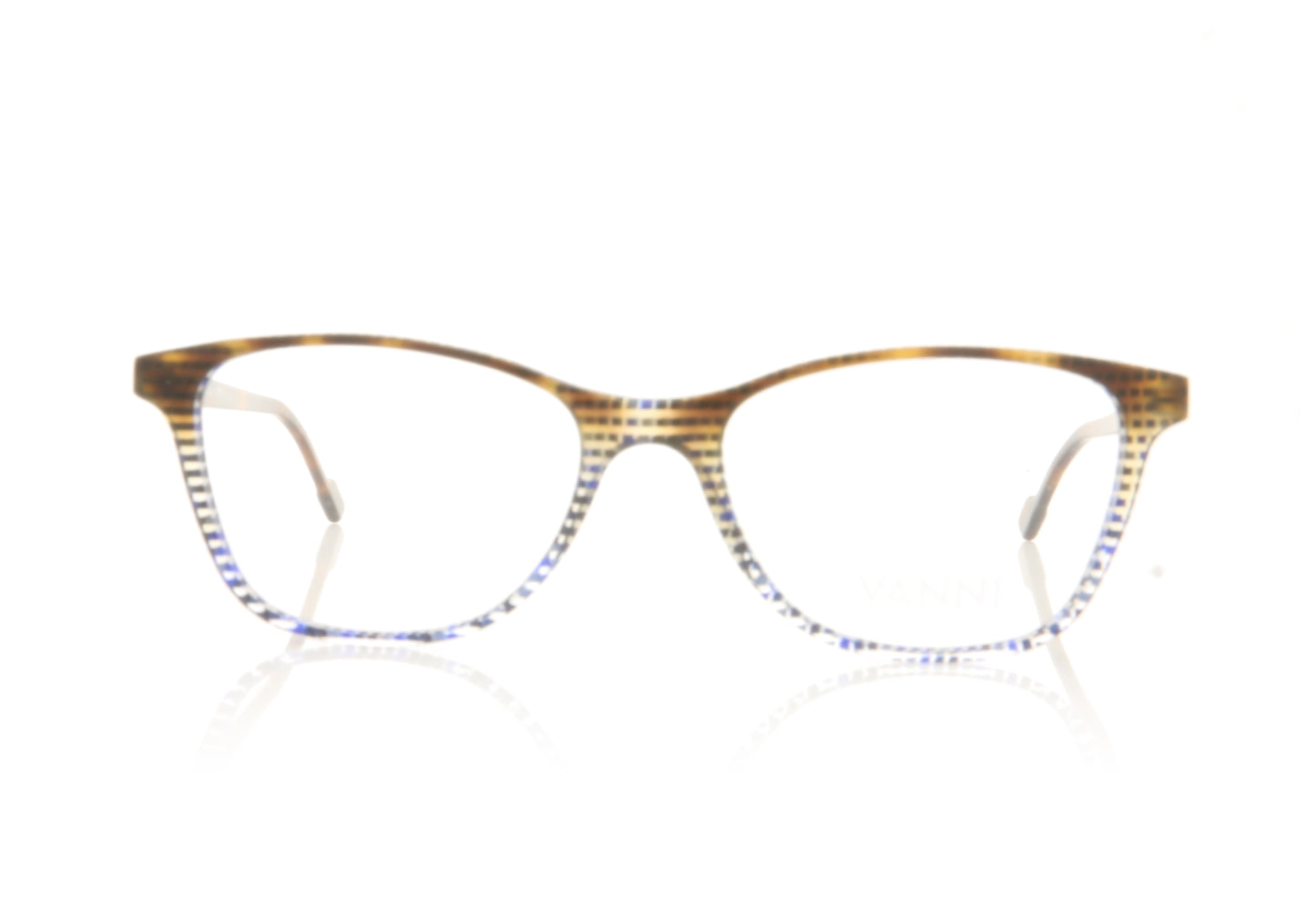 Vanni V1317 A546 Tortoise Blue Glasses - Front