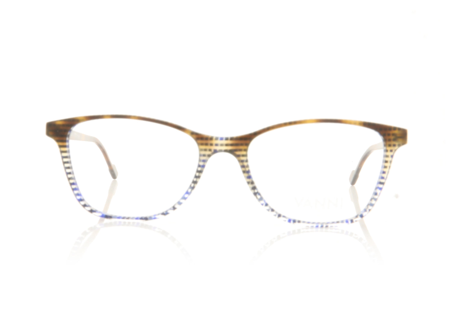 Vanni V1317 A546 Tortoise Blue Glasses - Front