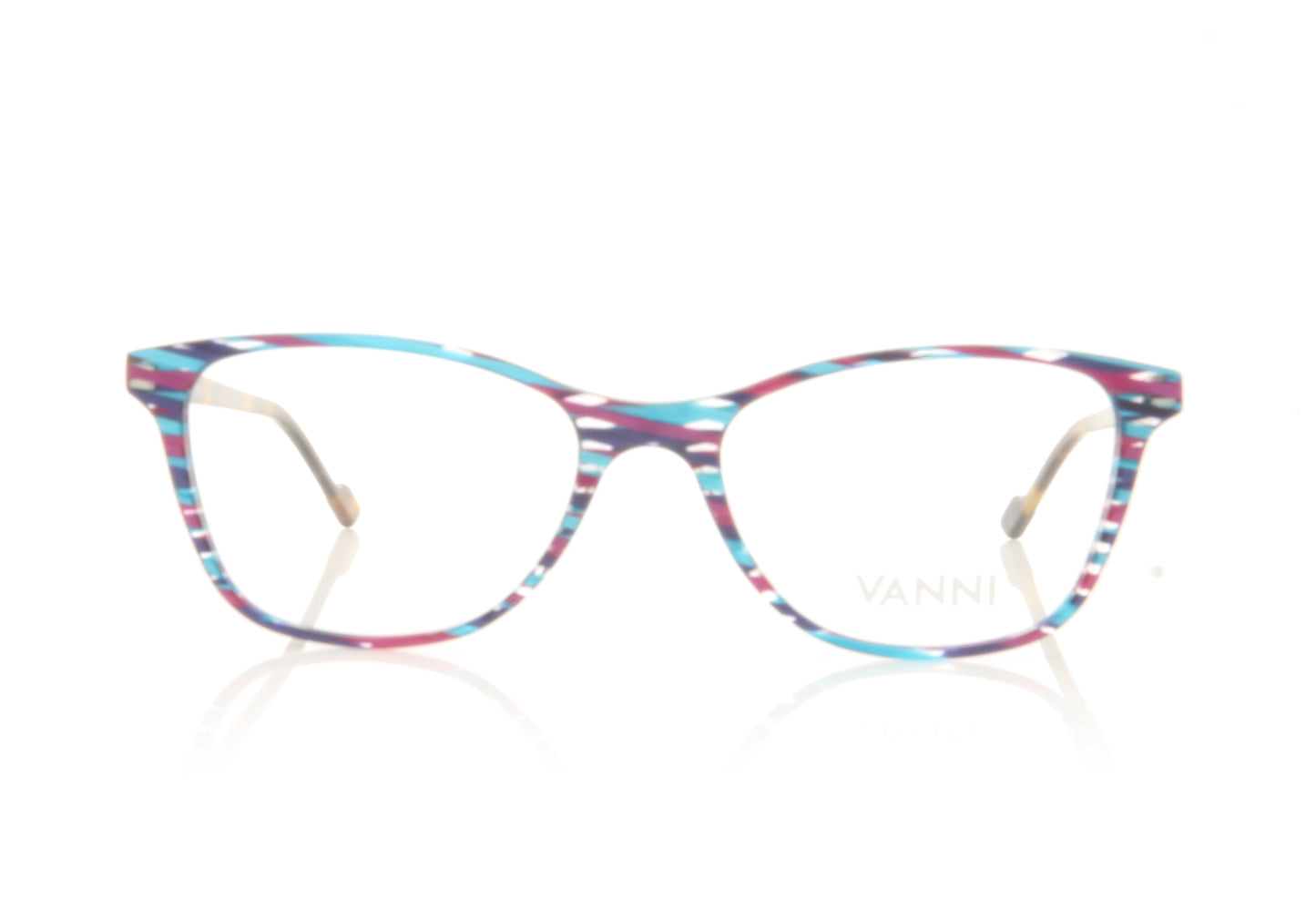 Vanni V1317 A705 Blue Havana Glasses - Front