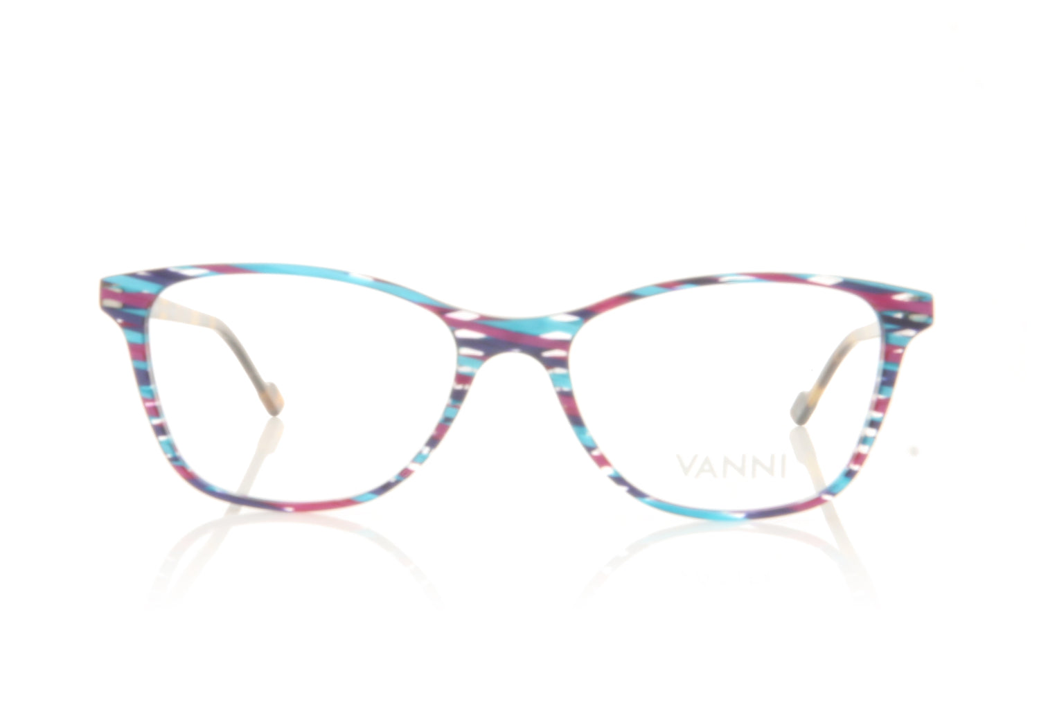 Vanni V1317 A705 Blue Havana Glasses - Front