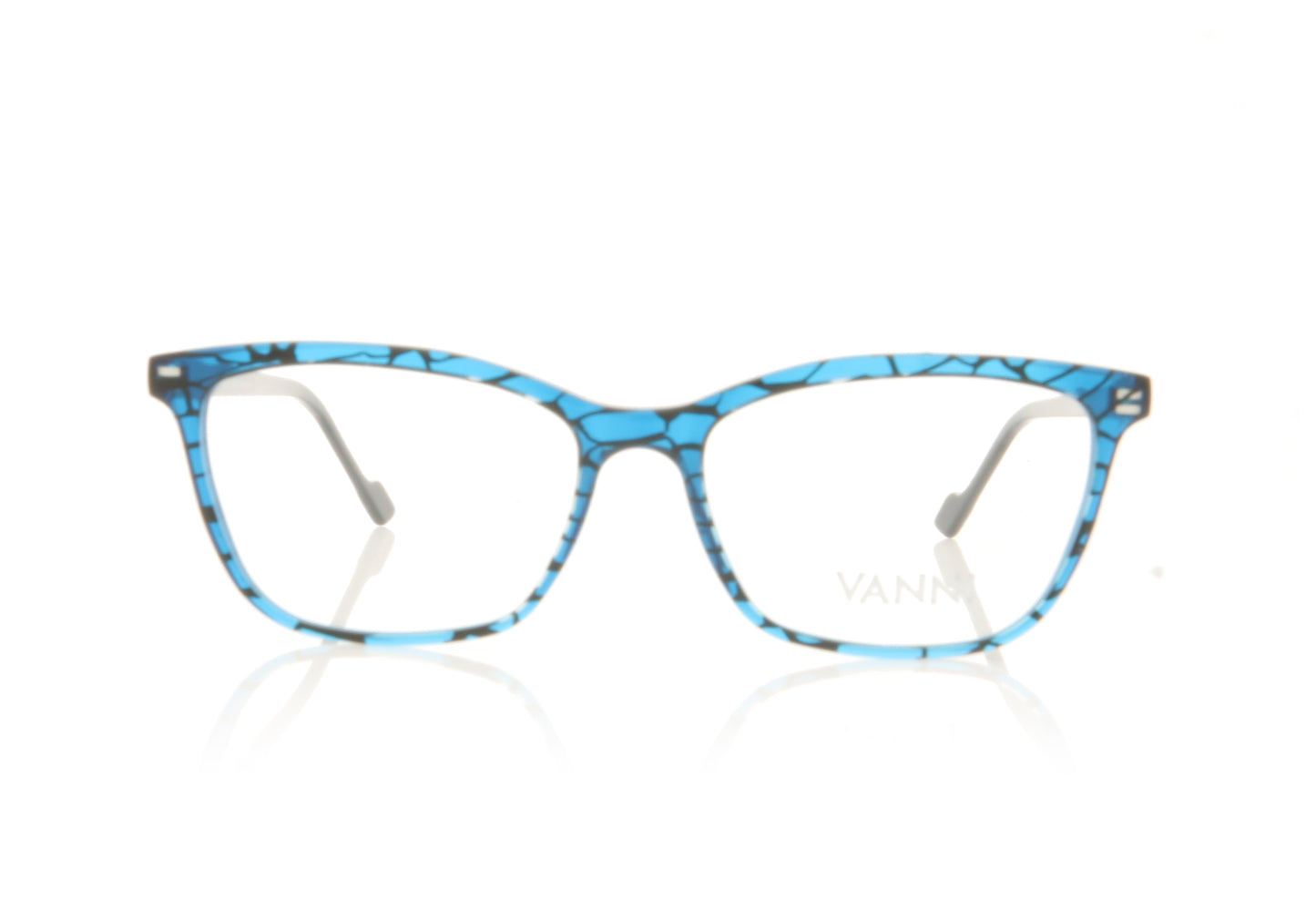 Vanni V1370 A454 Turquoise Black Glasses - Front
