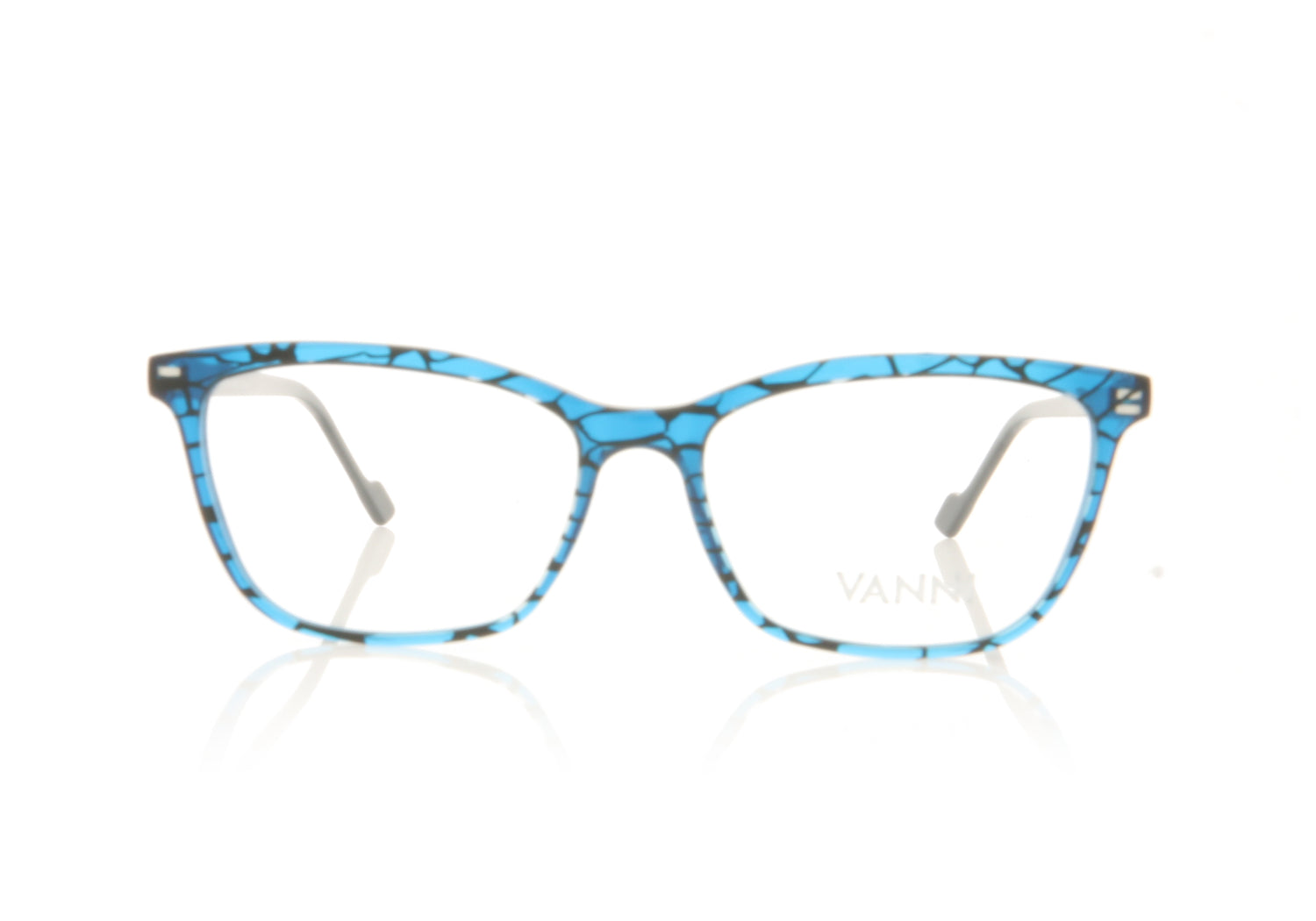 Vanni V1370 A454 Turquoise Black Glasses - Front