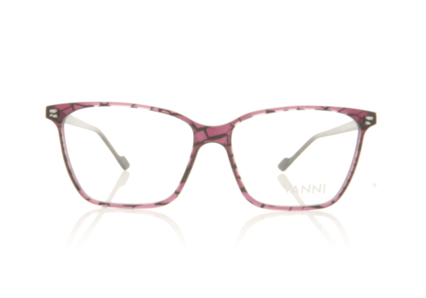 Vanni V1371 A455 Aubergine Glasses - Front