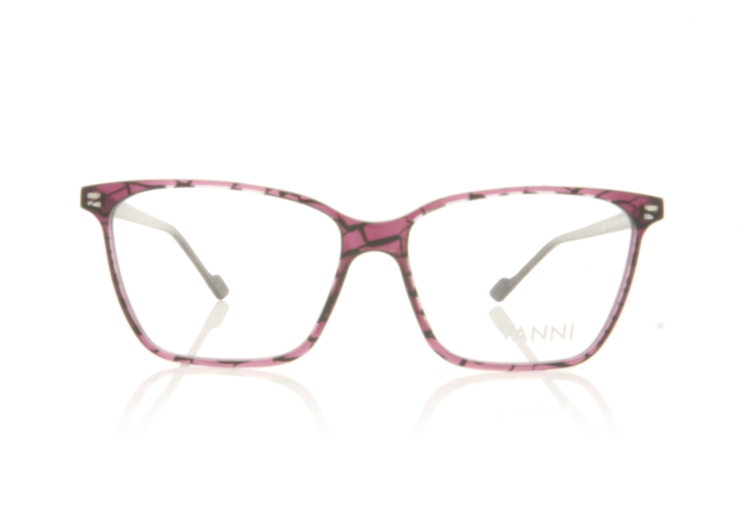 Vanni V1371 A455 Aubergine Glasses - Front