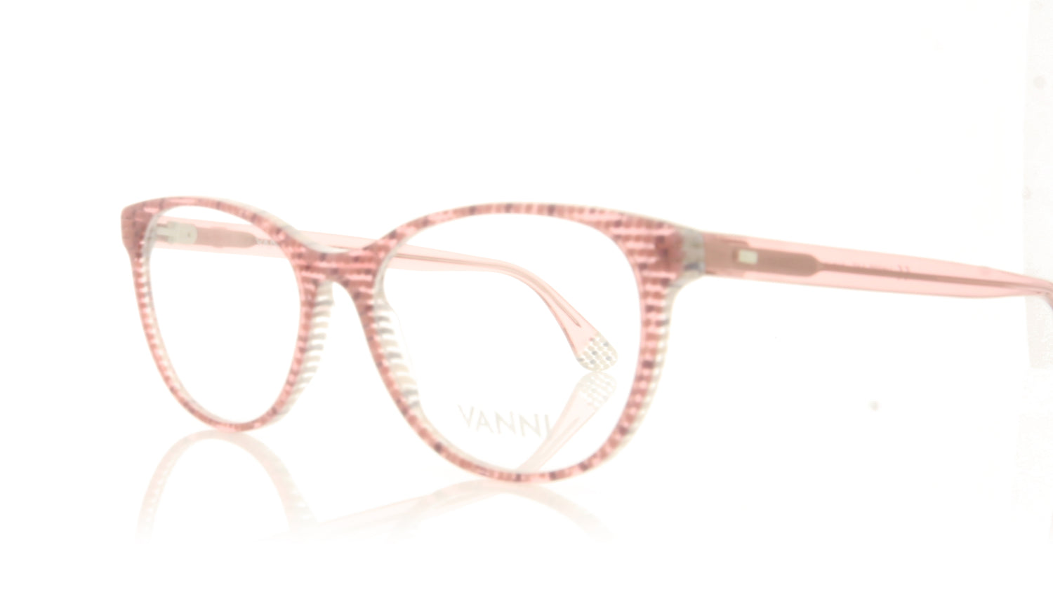 Vanni V1602 A15 Pink Pixel Glasses - Angle