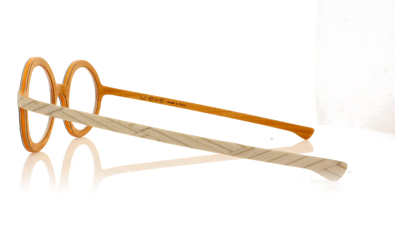 W-eye 305 WG White Ground Glasses - Side