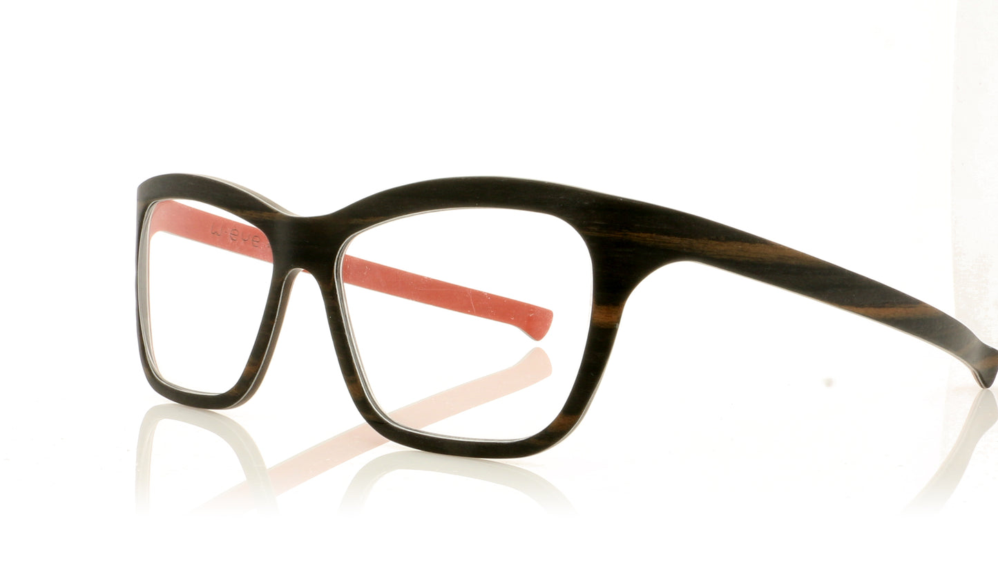 W-eye 404 EB Ebano Black Glasses - Angle