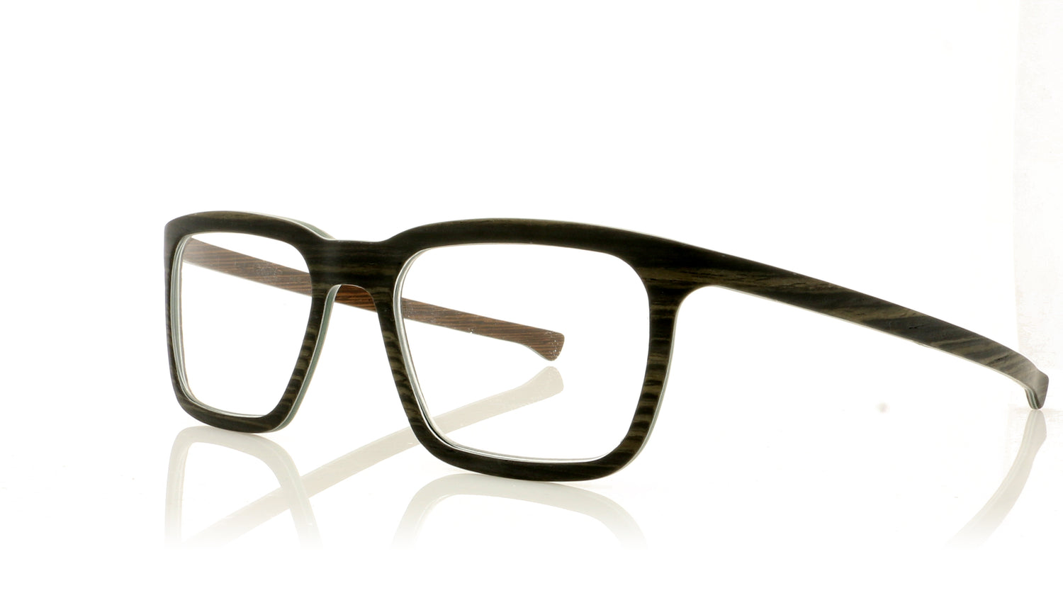 W-eye 602 EG Ebano Green Glasses - Angle