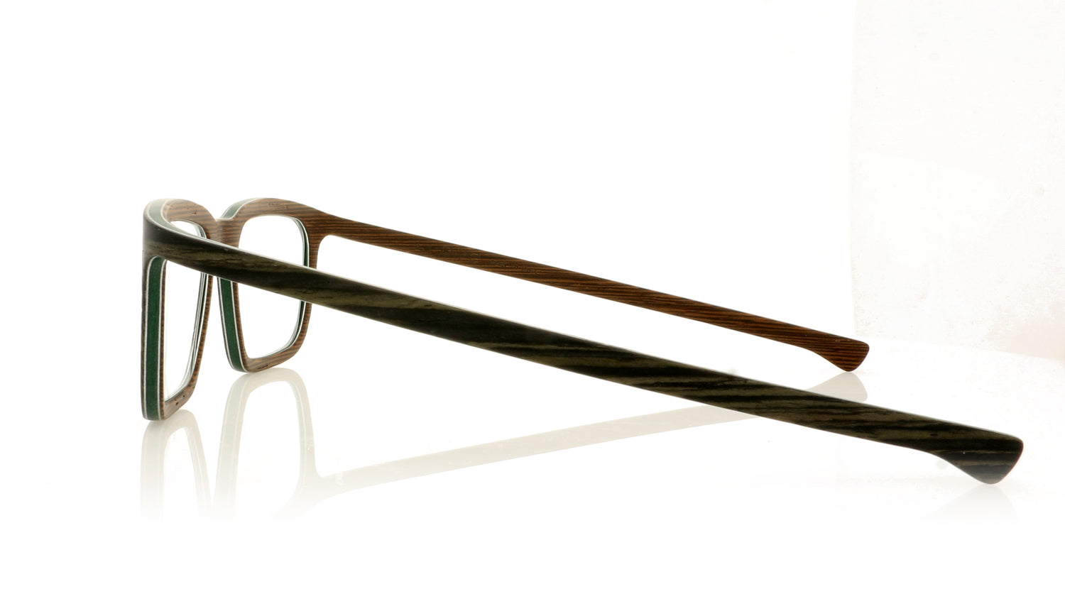 W-eye 602 EG Ebano Green Glasses - Side