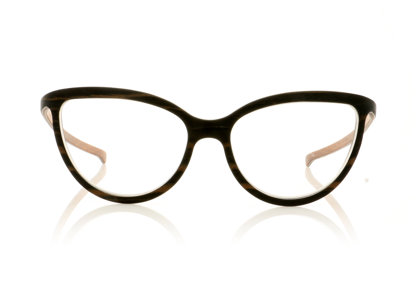 W-eye 605 EB Ebano Black Glasses - Front
