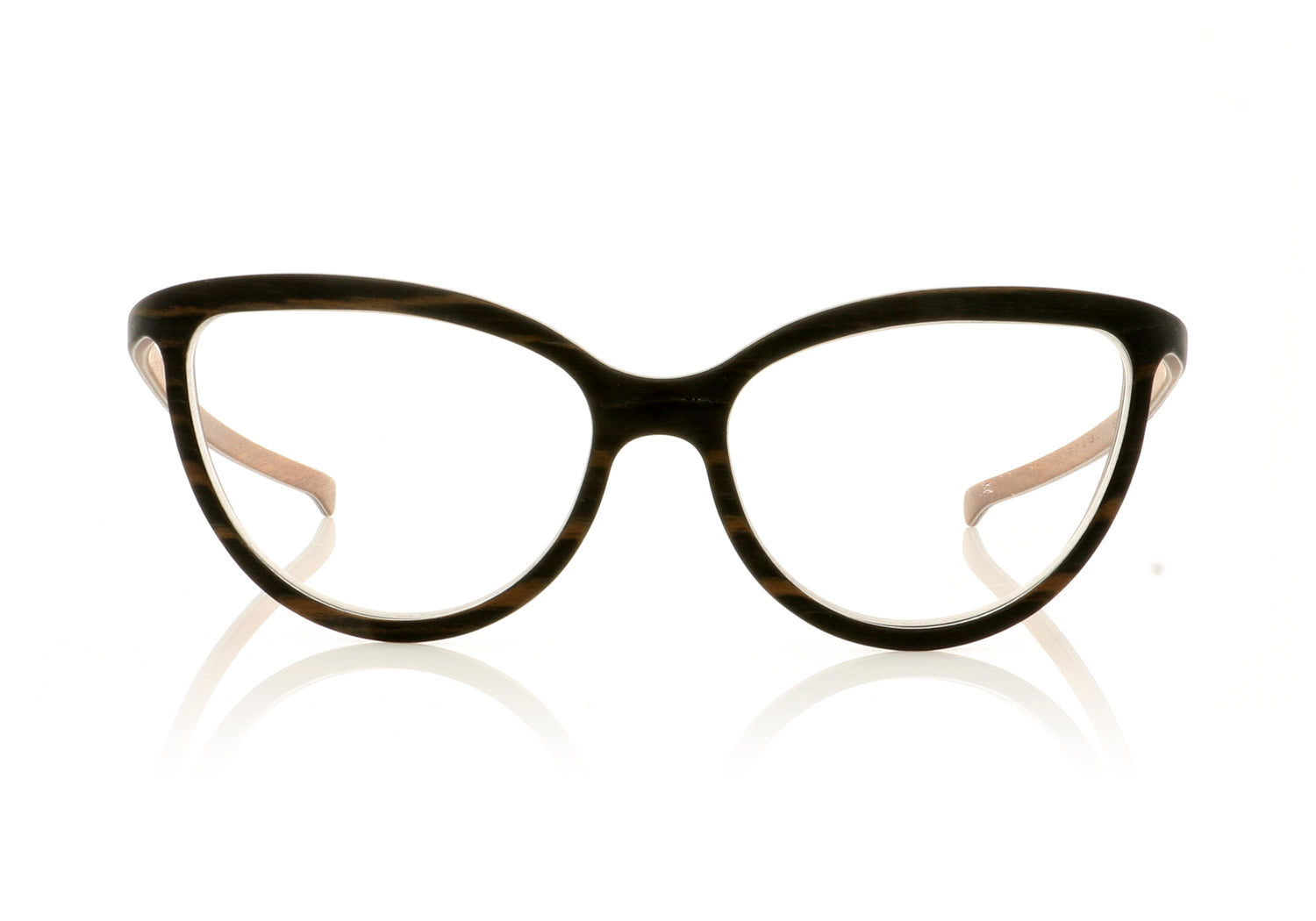 W-eye 605 EB Ebano Black Glasses - Front