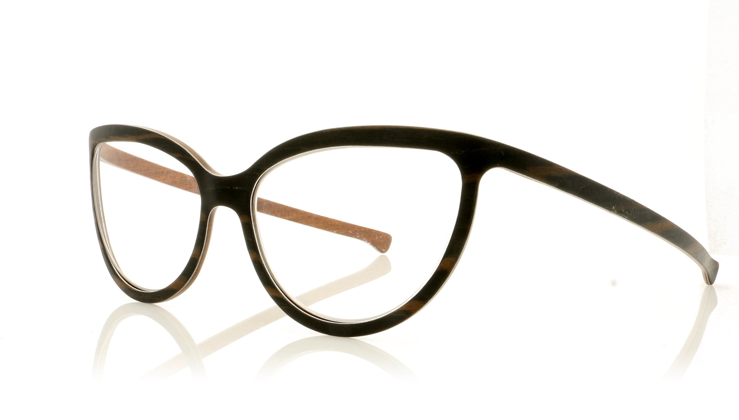 W-eye 605 EB Ebano Black Glasses - Angle