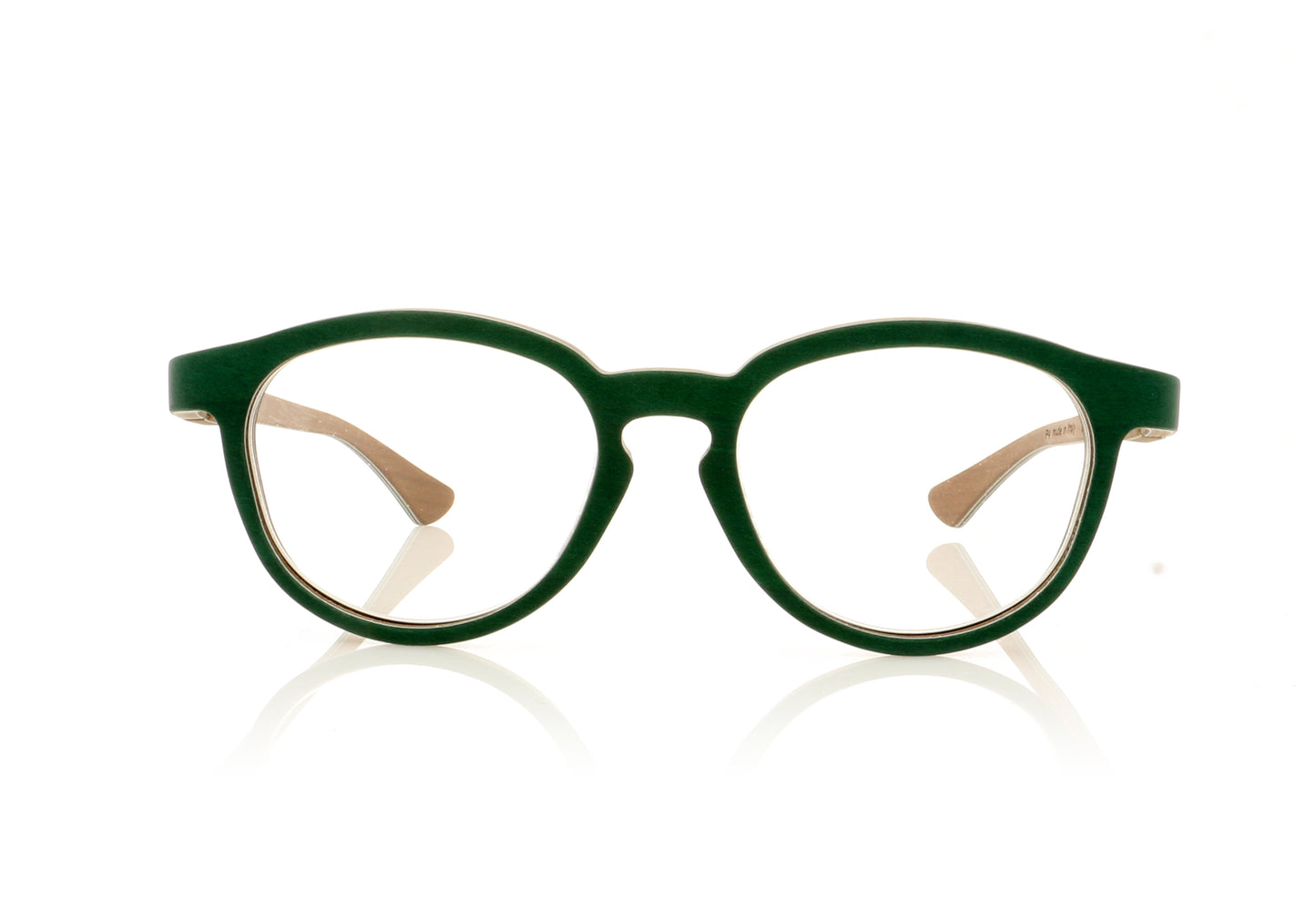 W-eye Alpha 1 S1 Green Glasses - Front