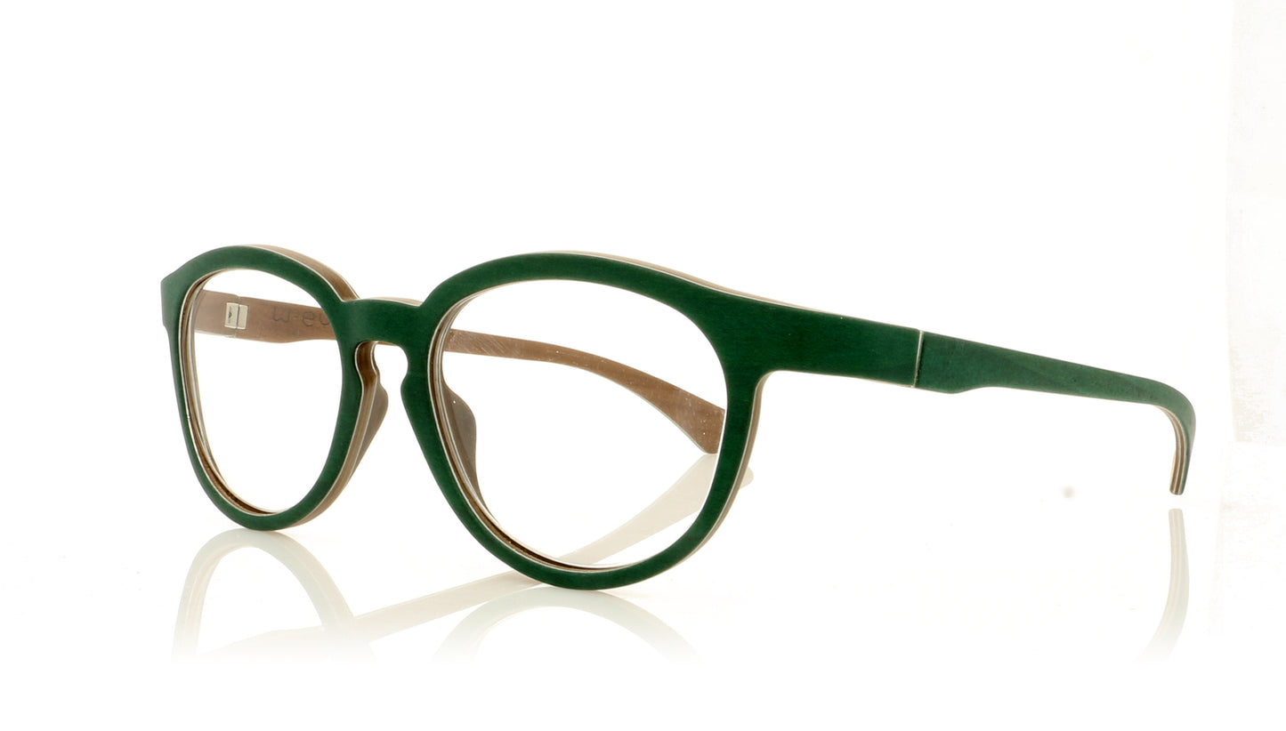 W-eye Alpha 1 S1 Green Glasses - Angle