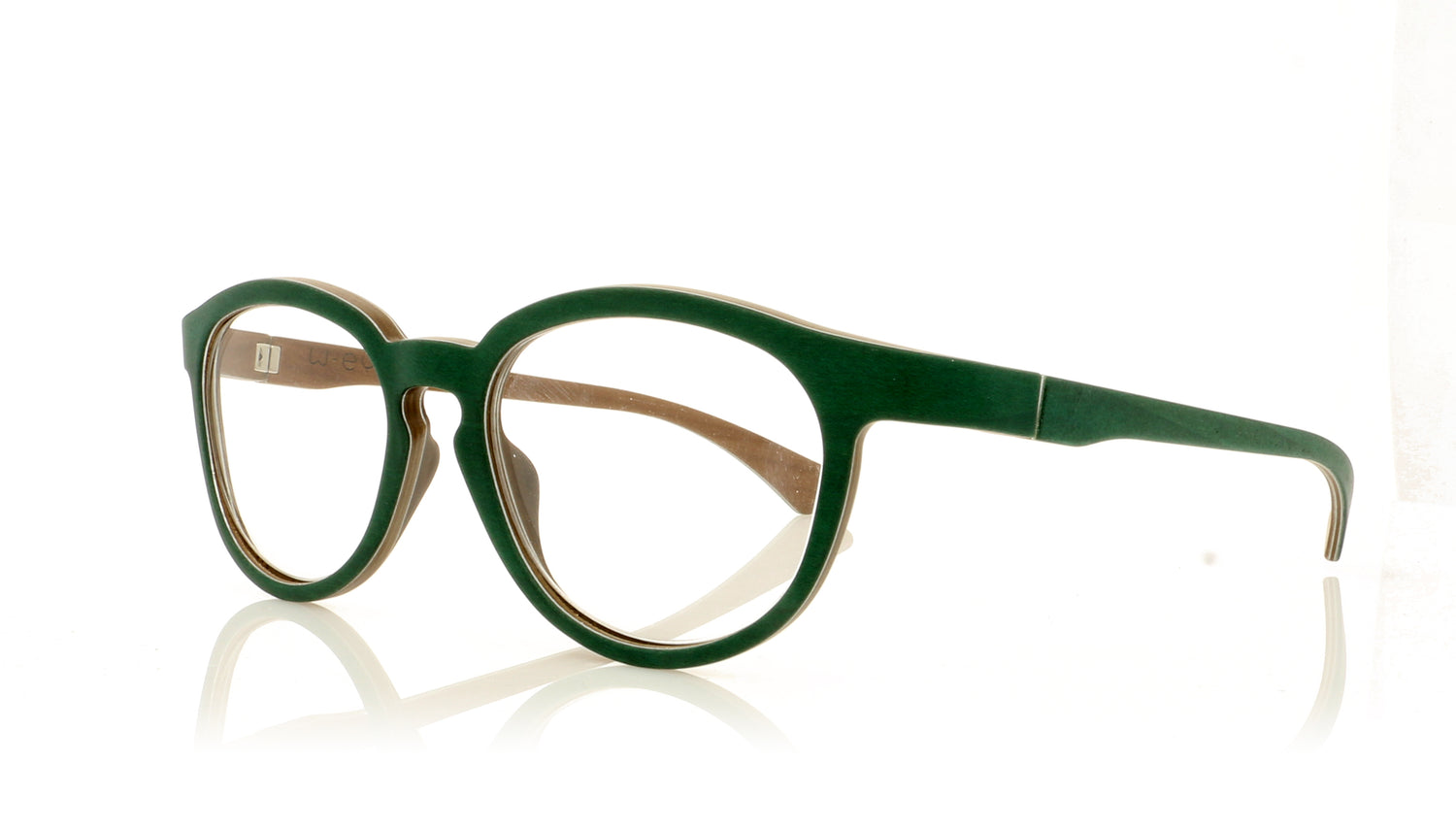 W-eye Alpha 1 S1 Green Glasses - Angle