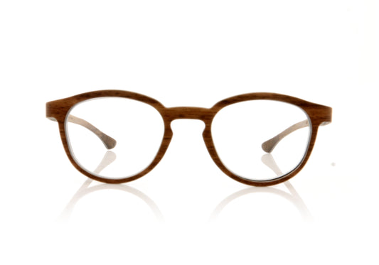 W-eye Alpha 1 S5 Walnut Glasses - Front
