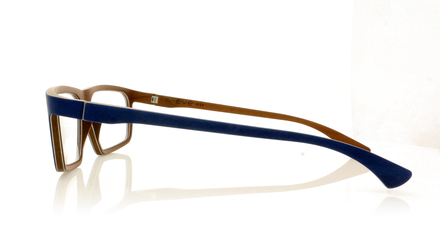 W-eye Alpha 11 M2 Blue Glasses - Side