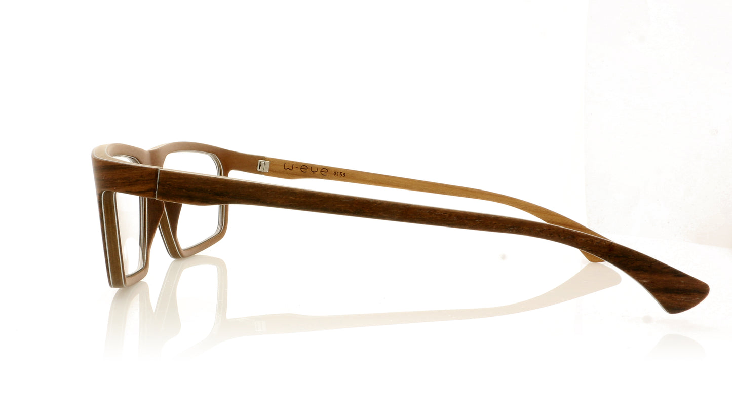 W-eye Alpha 11 M4W21H Brown Glasses - Side