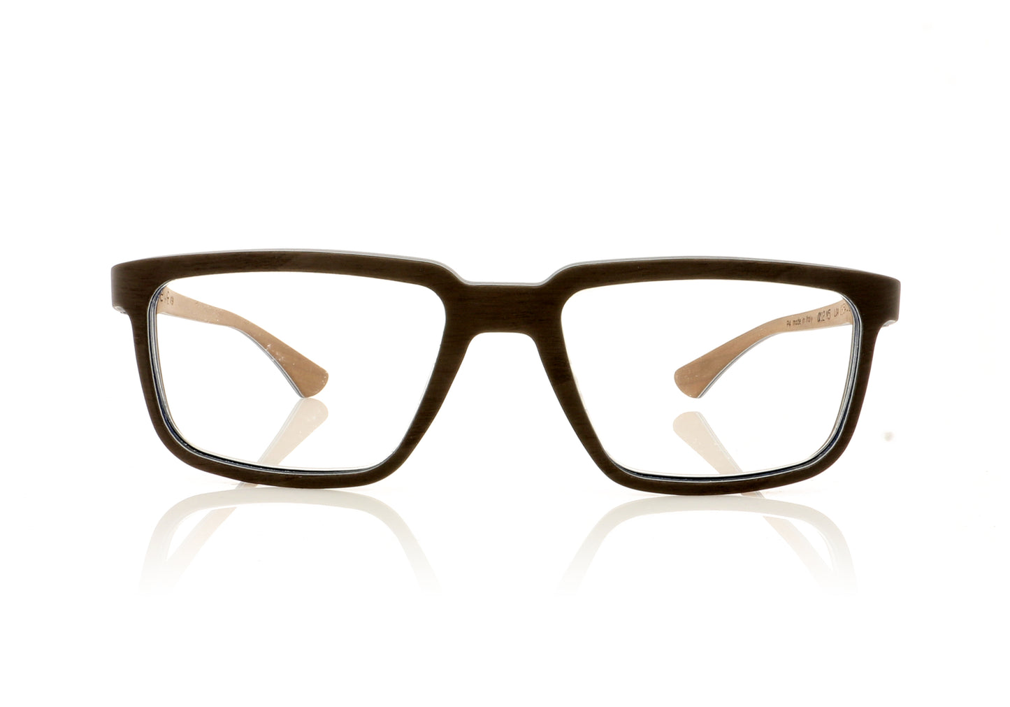W-eye Alpha 12 M5 Brown Glasses - Front
