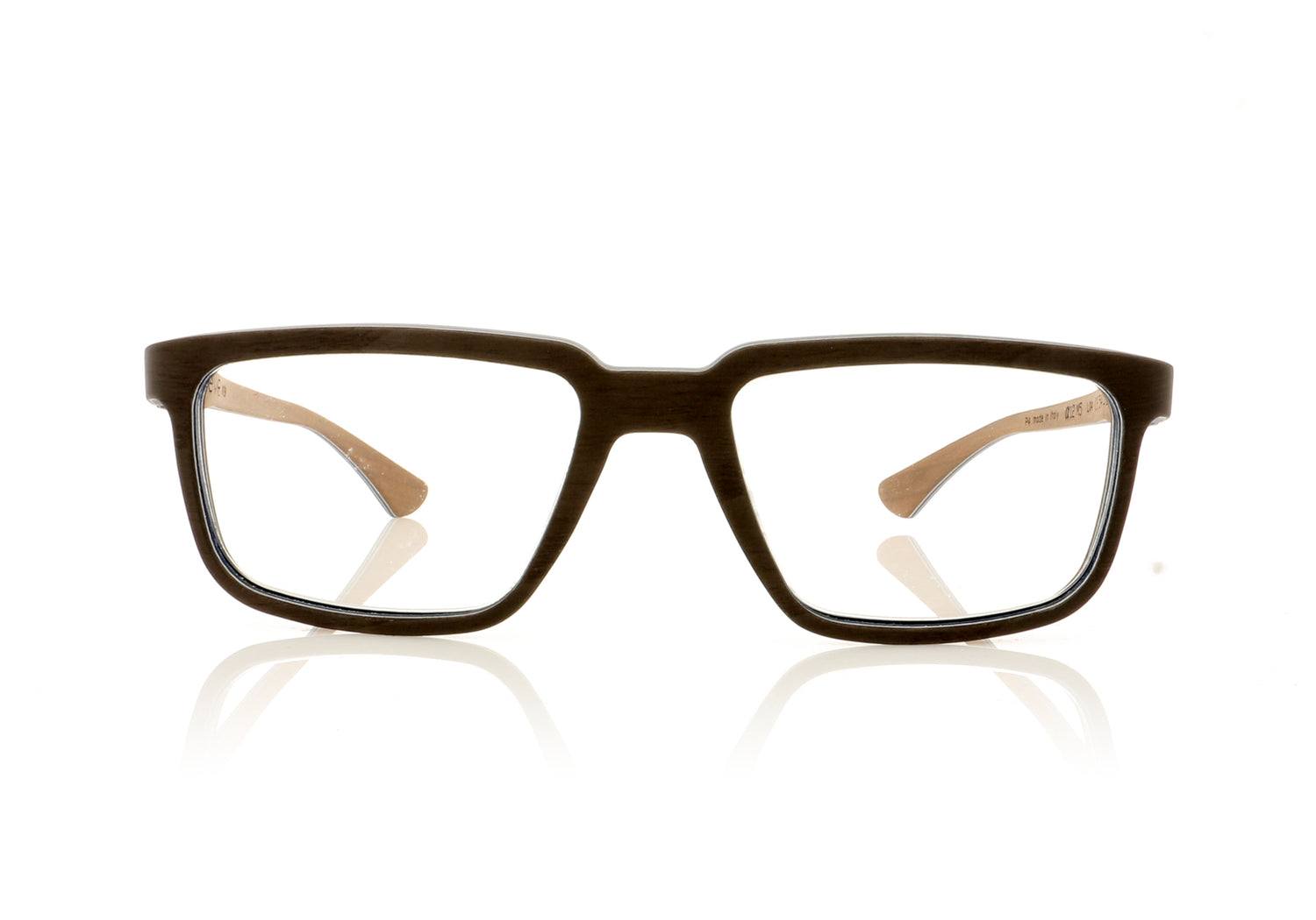 W-eye Alpha 12 M5 Brown Glasses - Front