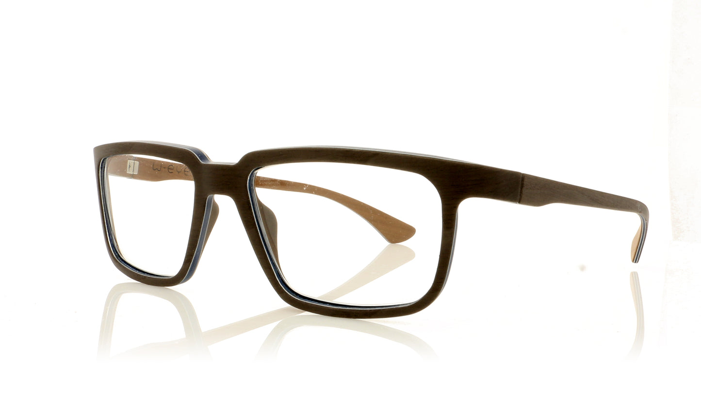 W-eye Alpha 12 M5 Brown Glasses - Angle