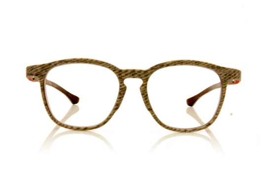 W-eye Alpha 18 M1 Z24H Concrete Red Glasses - Front