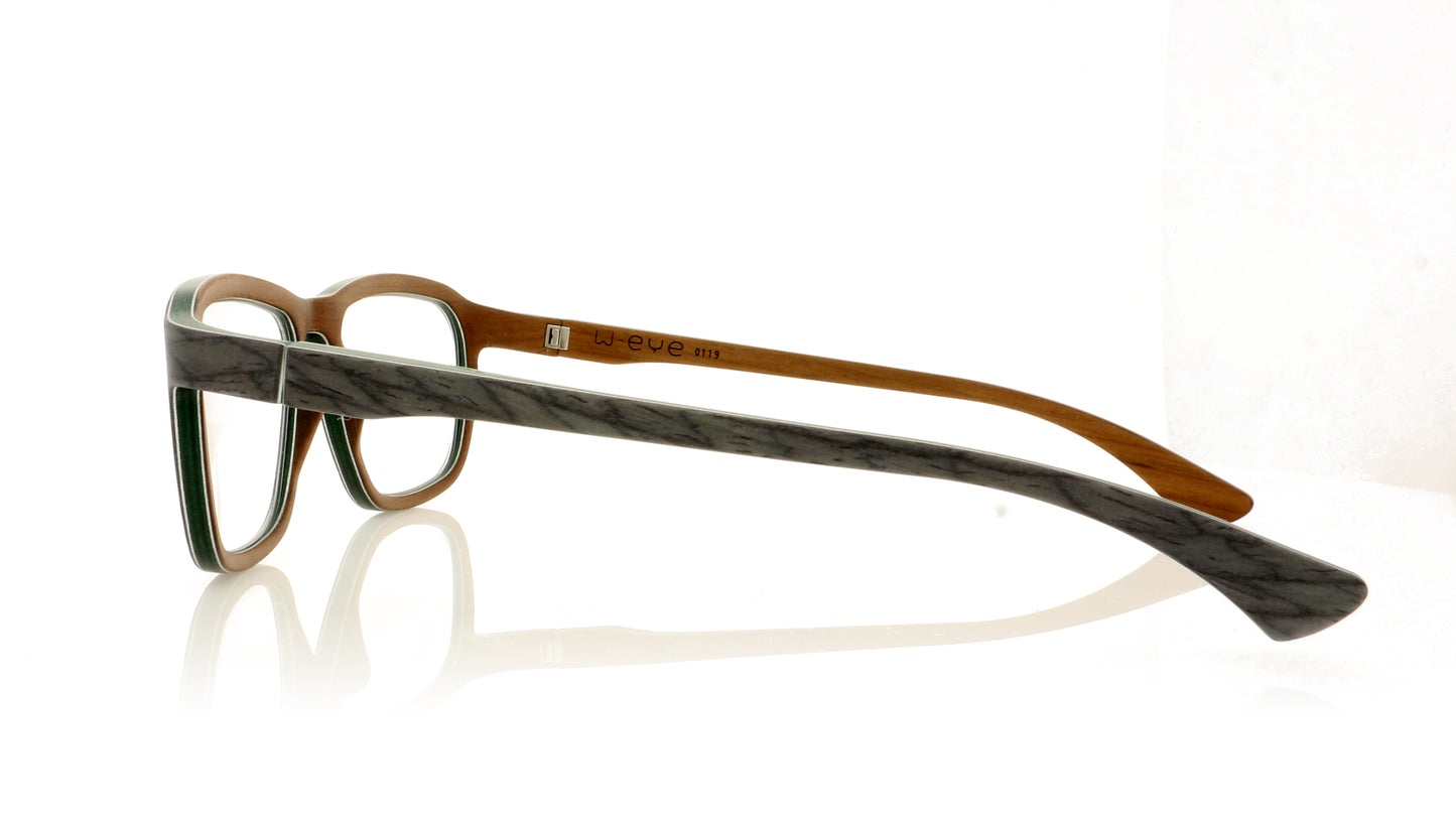 W-eye Alpha 3 S25A Grey Glasses - Side