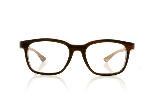 W-eye Alpha 4 a4 S2 3A BRN Brown Glasses - Front