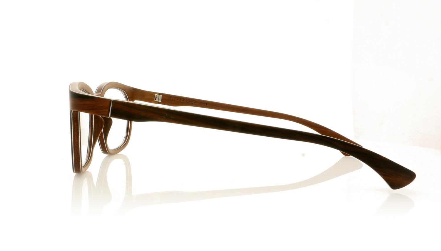 W-eye Alpha 4 a4 S2 3A BRN Brown Glasses - Side