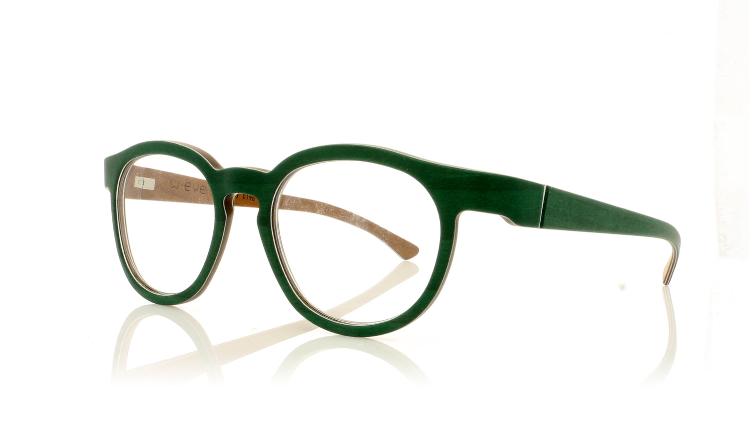 W-eye Hyles GN Green Glasses - Angle