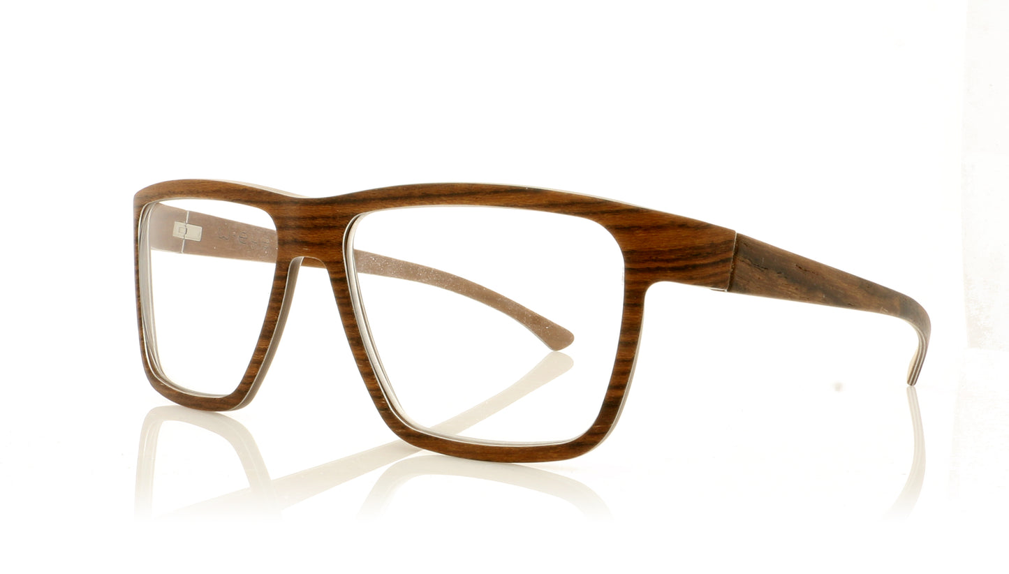 W-eye Pieris 1115 Brown Glasses - Angle