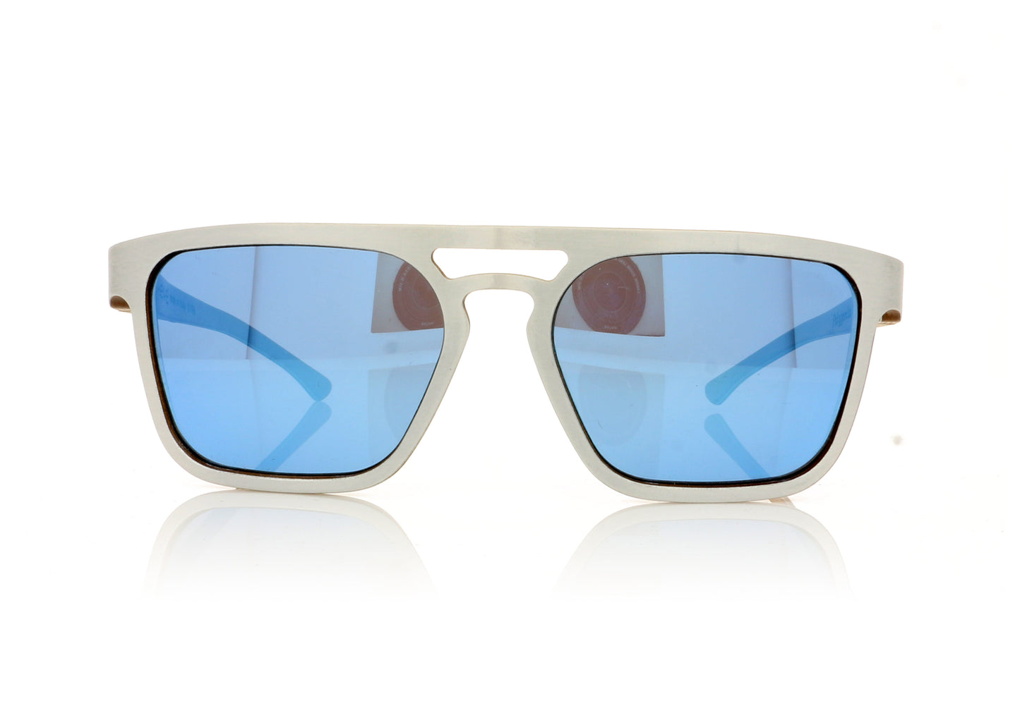 W-eye Polygonia ALU Silver Sunglasses - Front