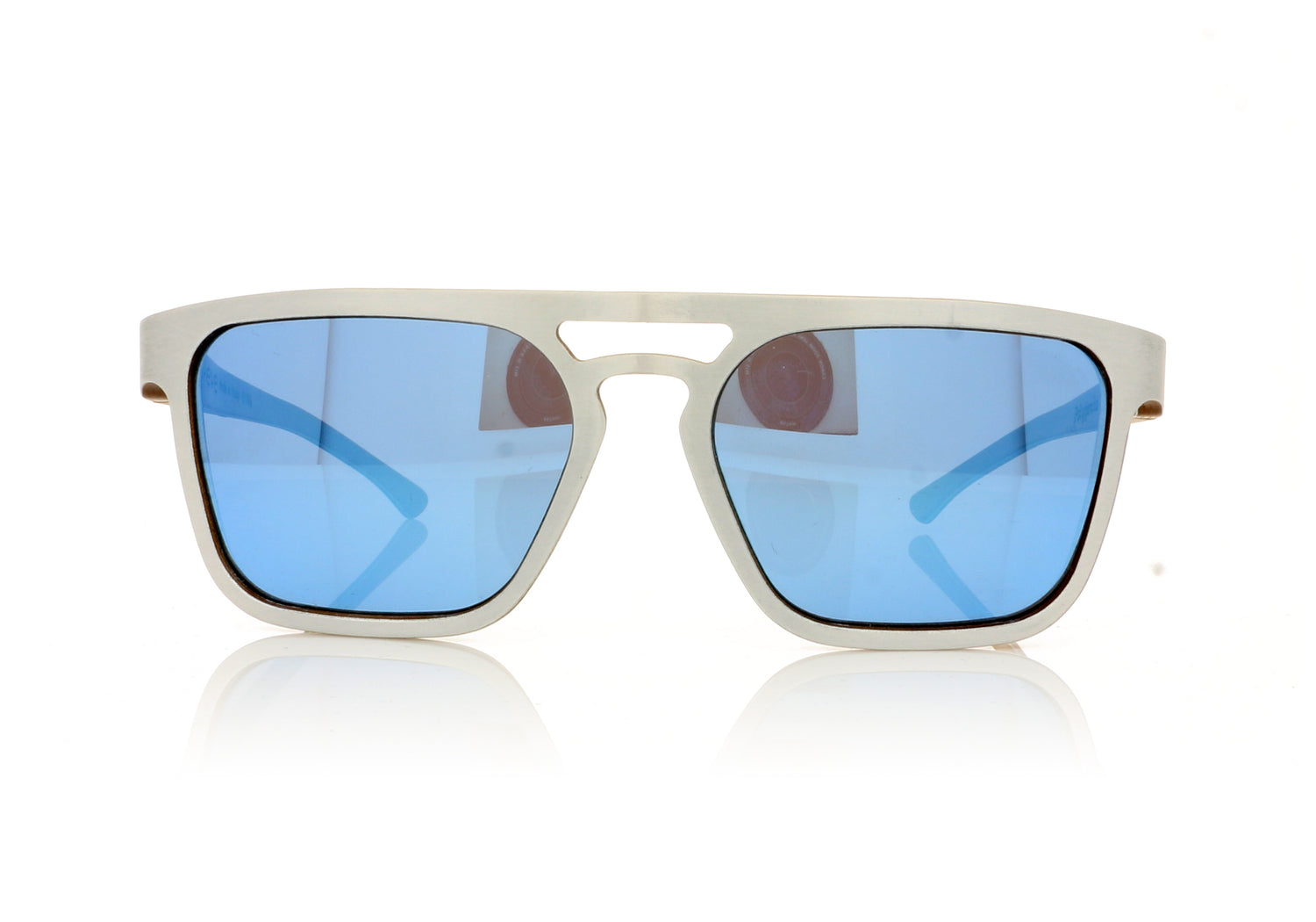 W-eye Polygonia ALU Silver Sunglasses - Front