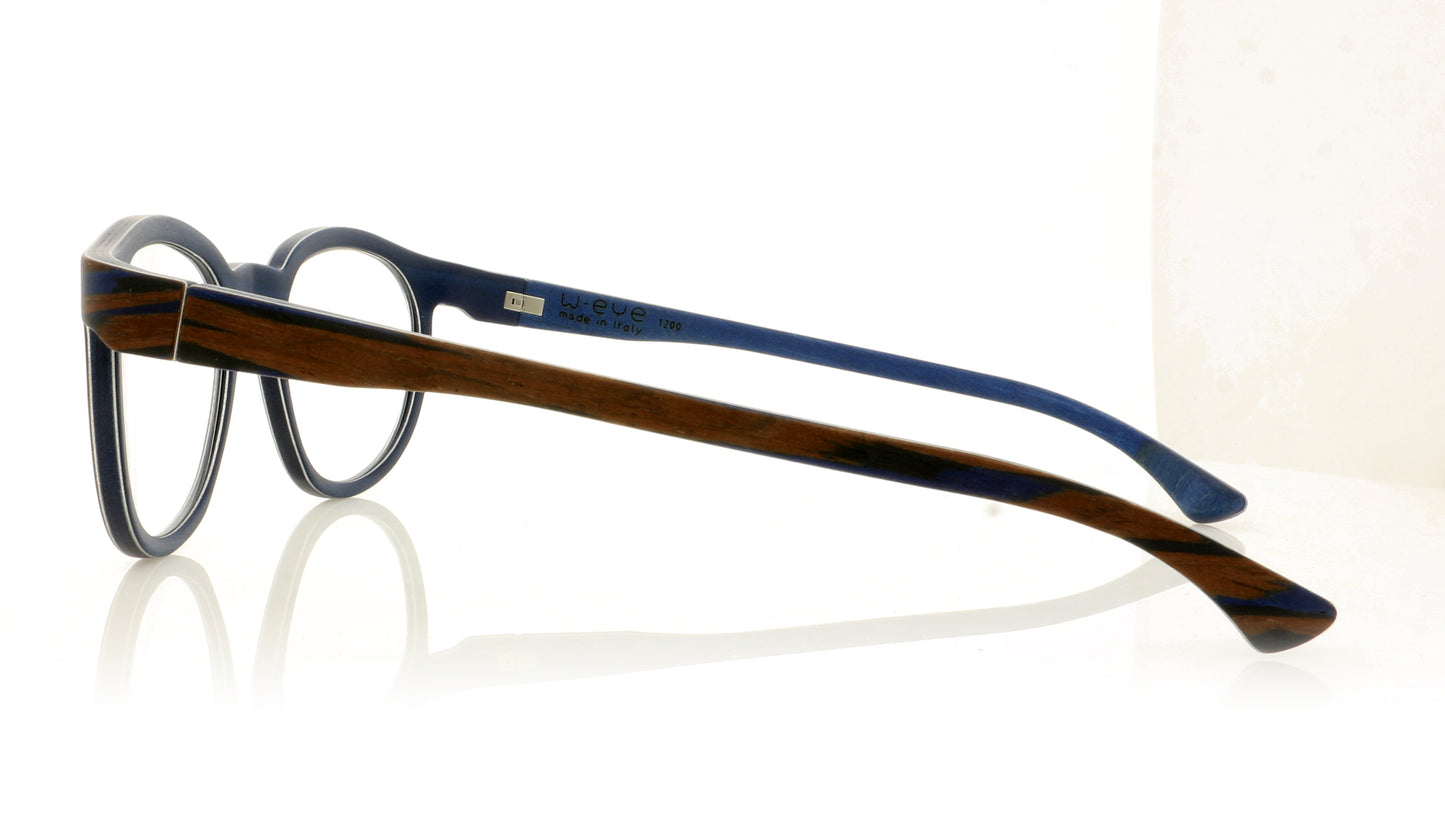 W-eye YK 20L Tortoise Blue Glasses - Side