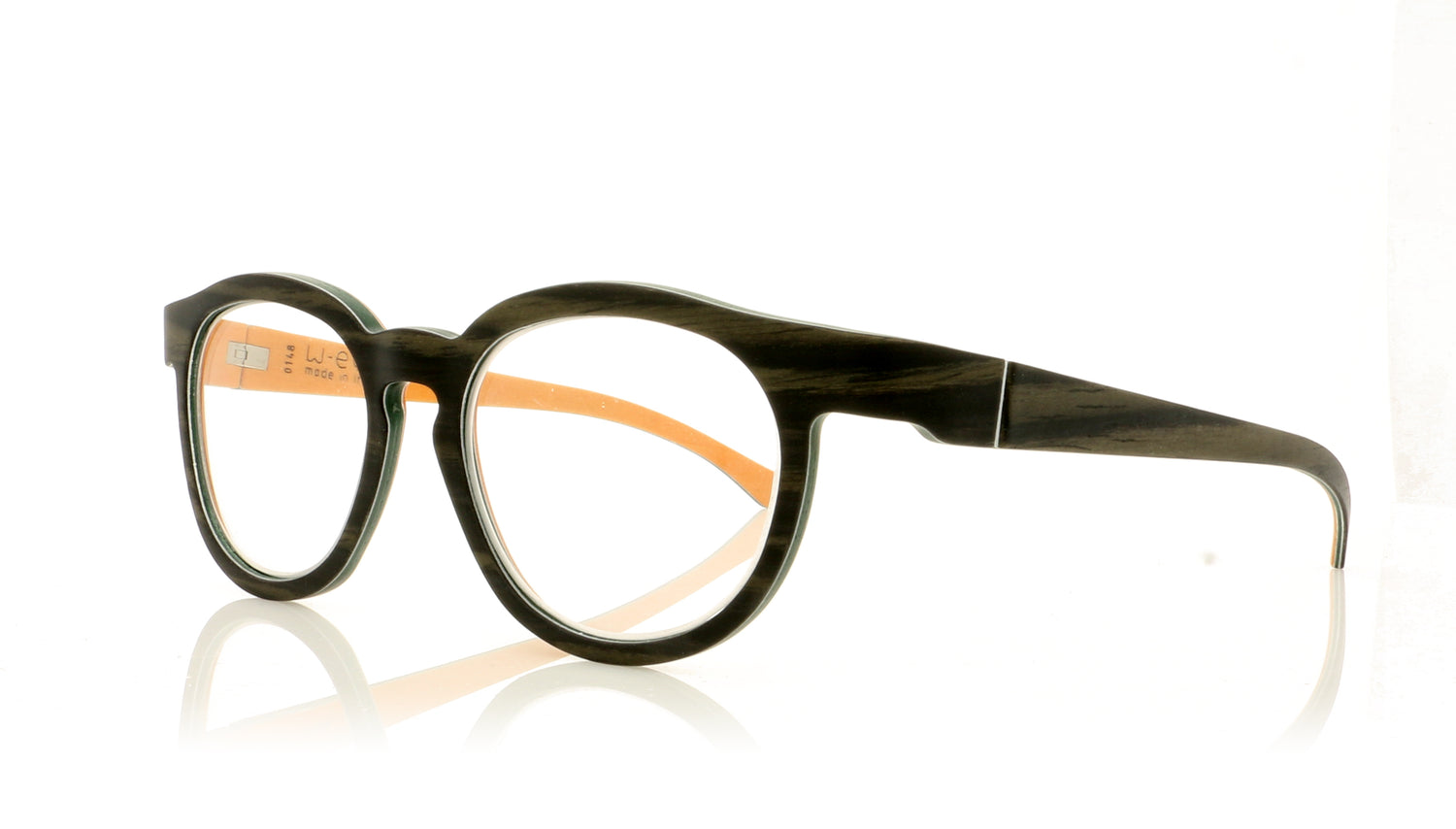 W-eye YK 16S W19H Grey Glasses - Angle