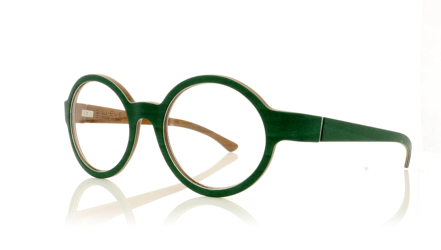 W-eye Lopinga YM19s Y08H Green Glasses - Angle