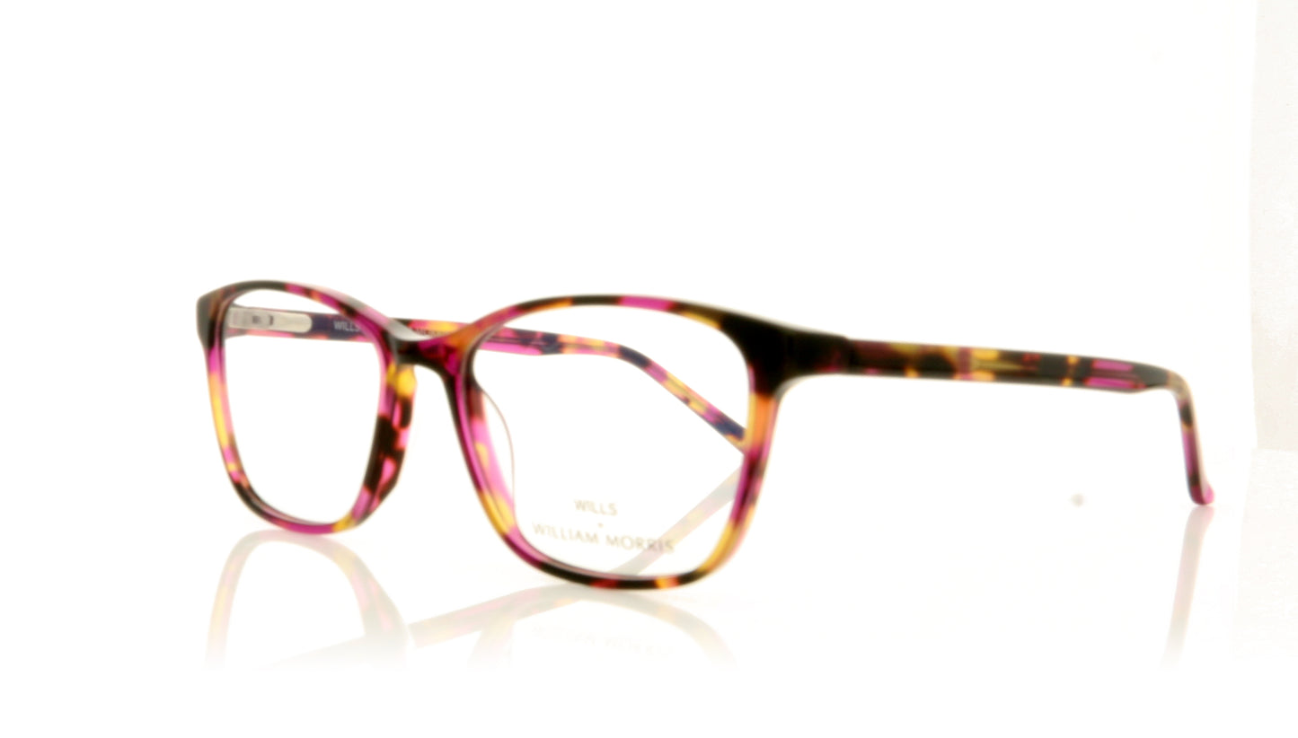 William Morris Wills 20003 WI20003 C2 Purple Tort Glasses - Angle