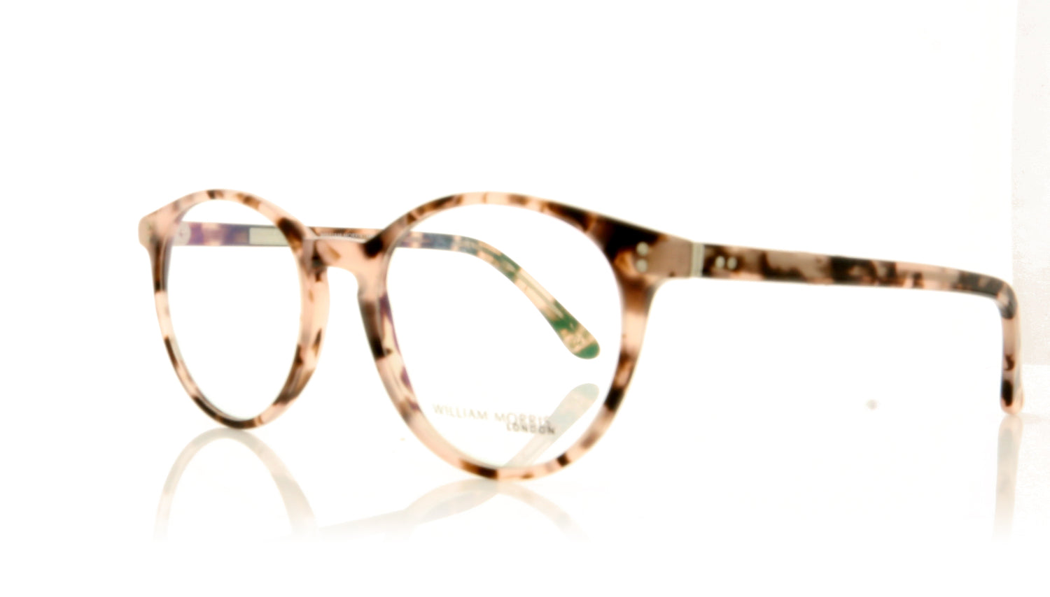 William Morris WML8517 WL8517 C1 Rose Tort Glasses - Angle