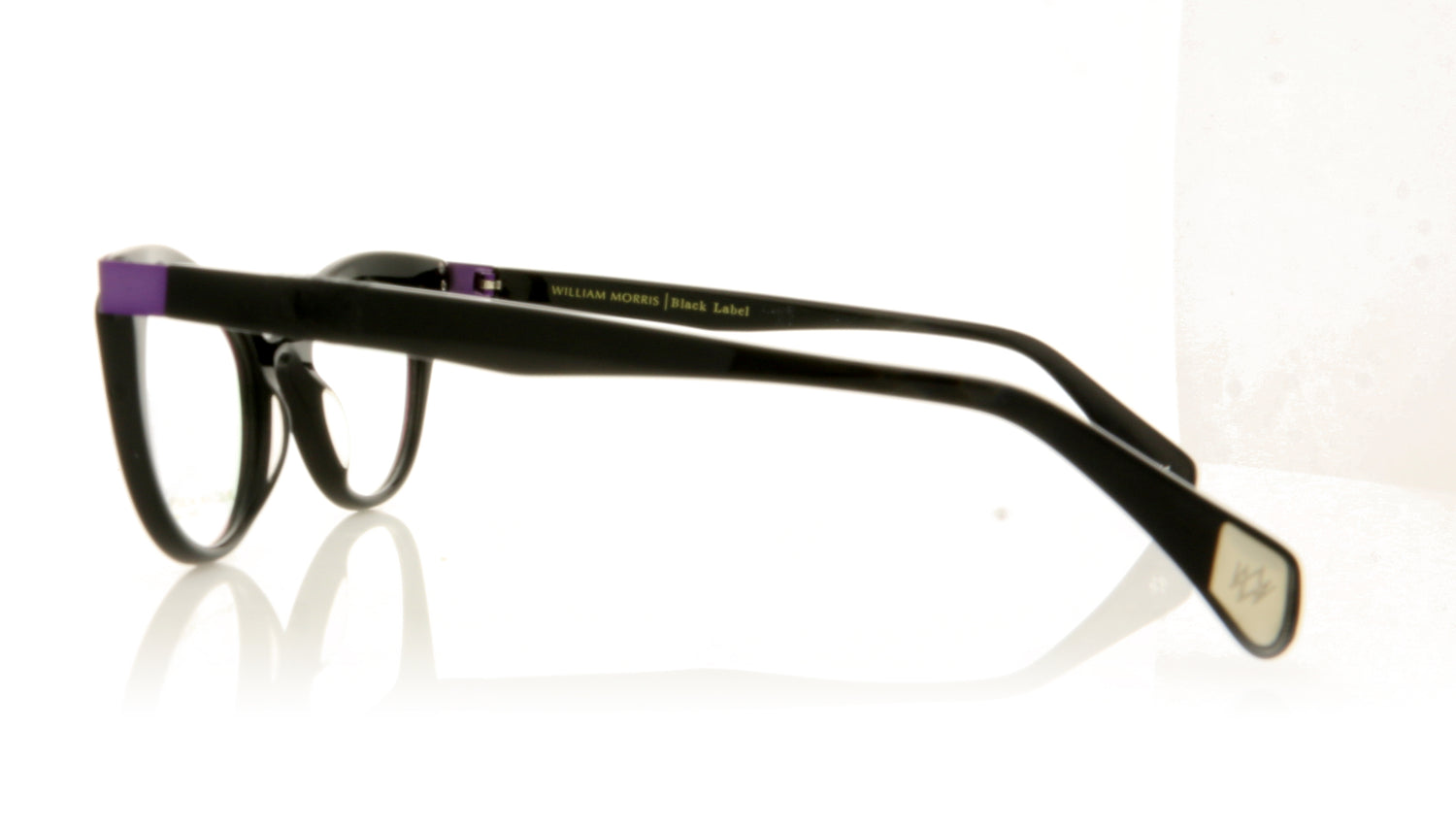 William Morris WMBL040 C3 Black Glasses - Side