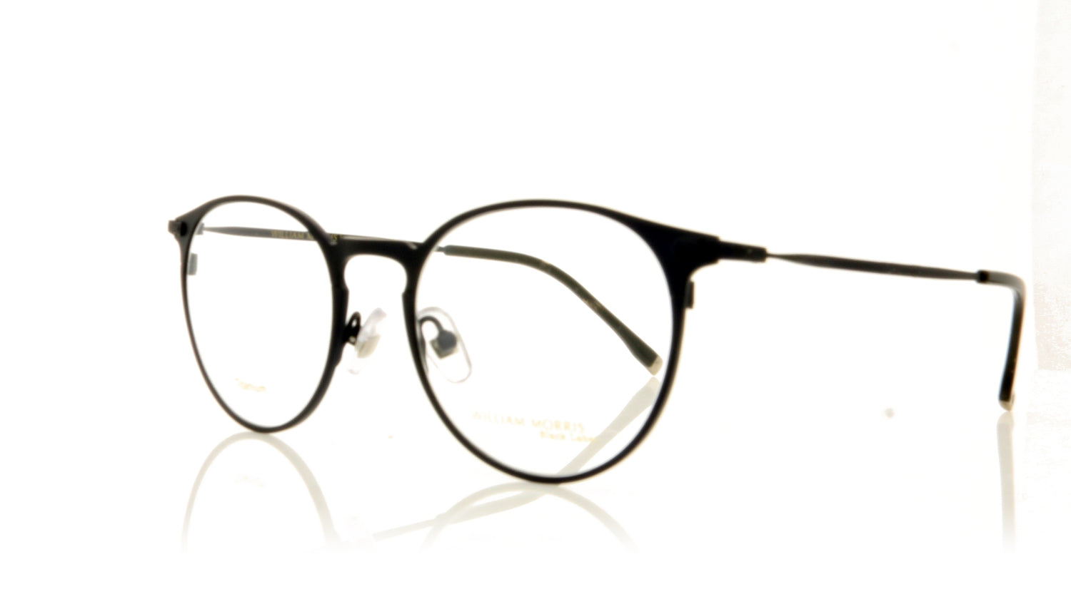 William Morris WMBL404 C2 Matt Dark Navy Glasses - Angle