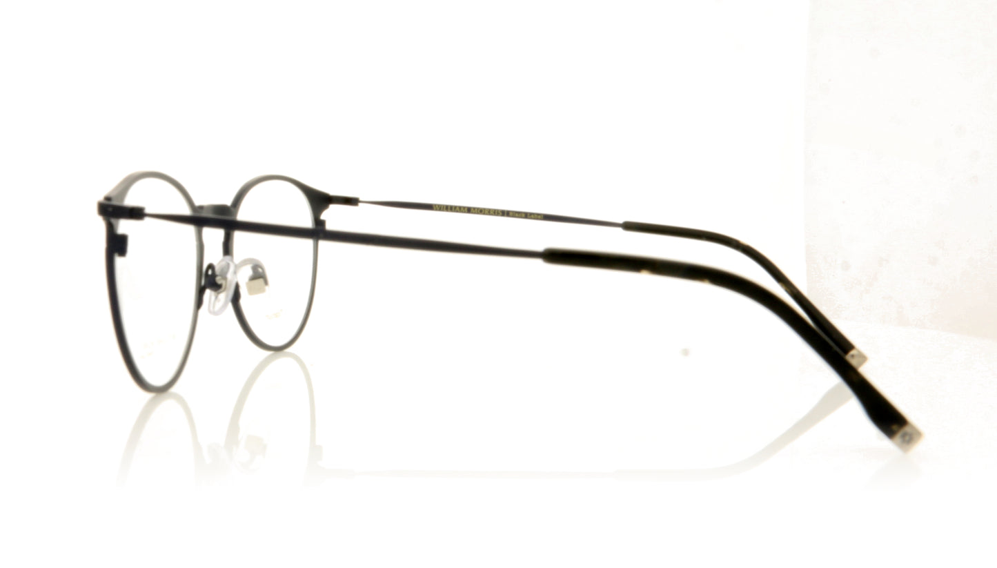 William Morris WMBL404 C2 Matt Dark Navy Glasses - Side