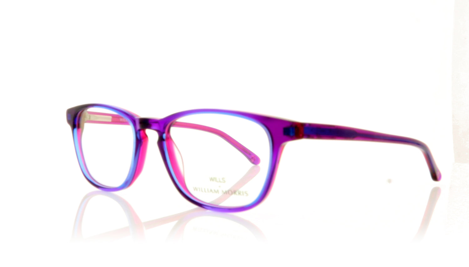 William Morris Wills 41 WMYOU41 C4 Purple Glasses - Angle
